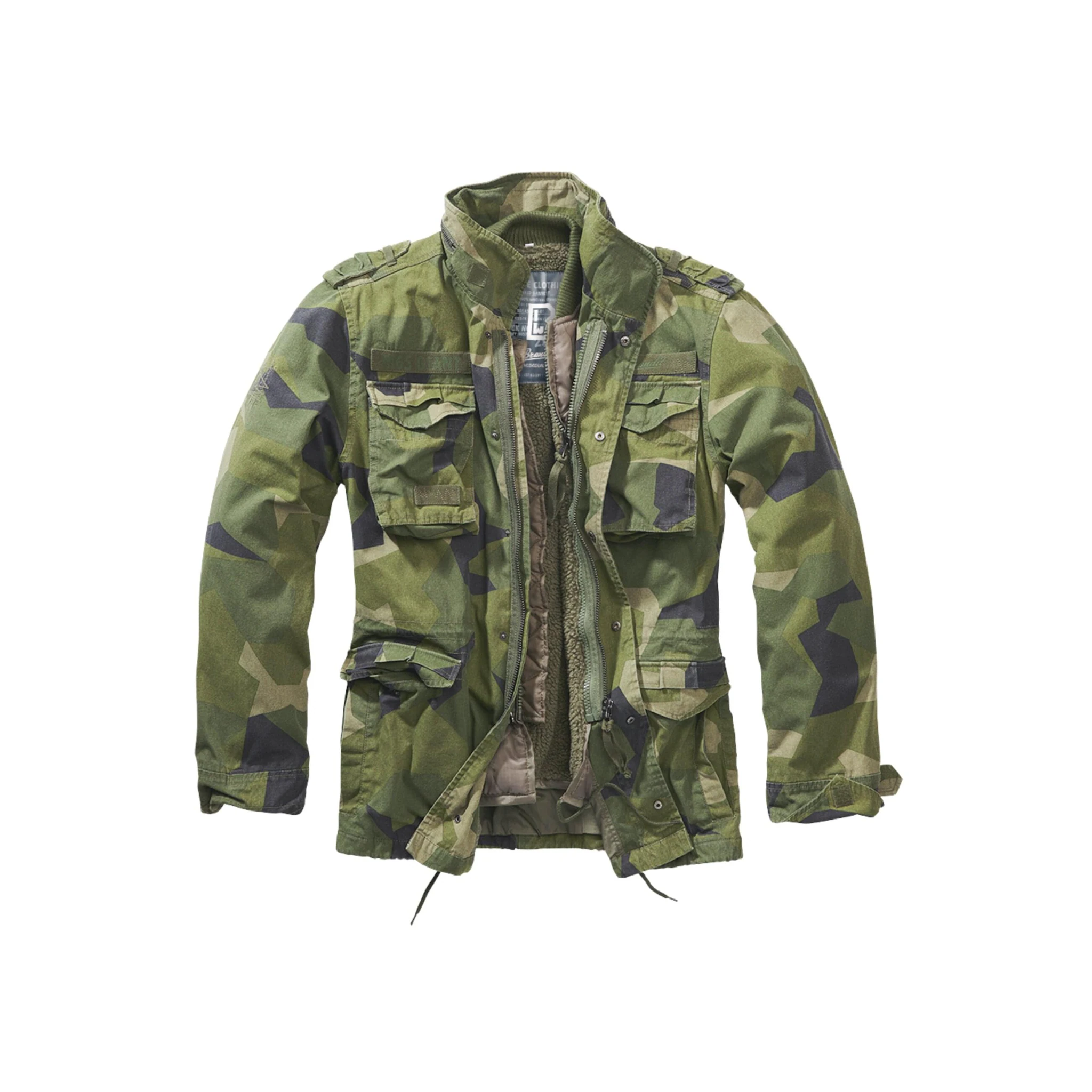 

Зимнее пальто Brandit " Brandit Men's M-65 Giant Jacket", цвет Swedisch Camo