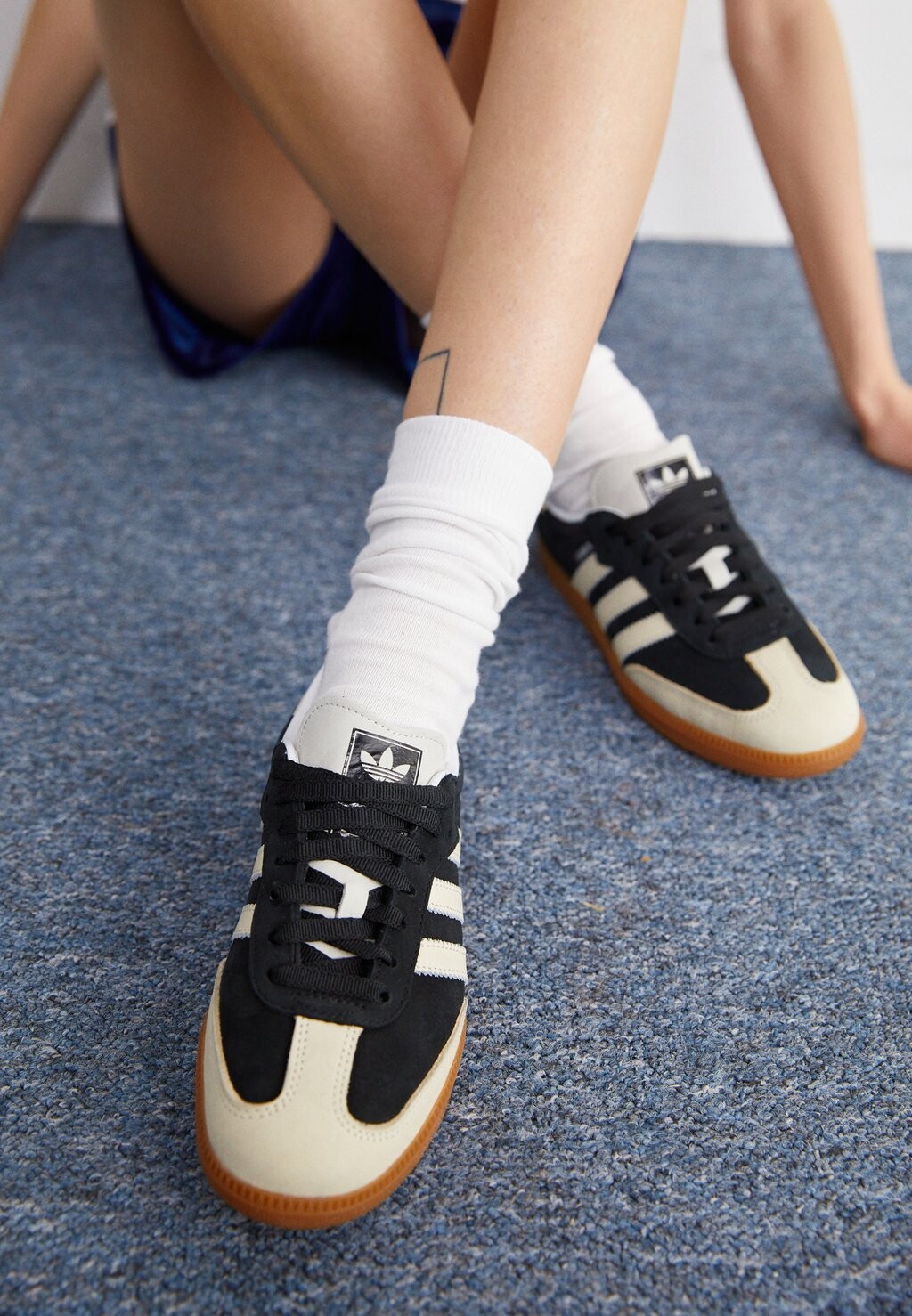 Низкие кроссовки Samba Og adidas Originals, цвет core black white silver met.