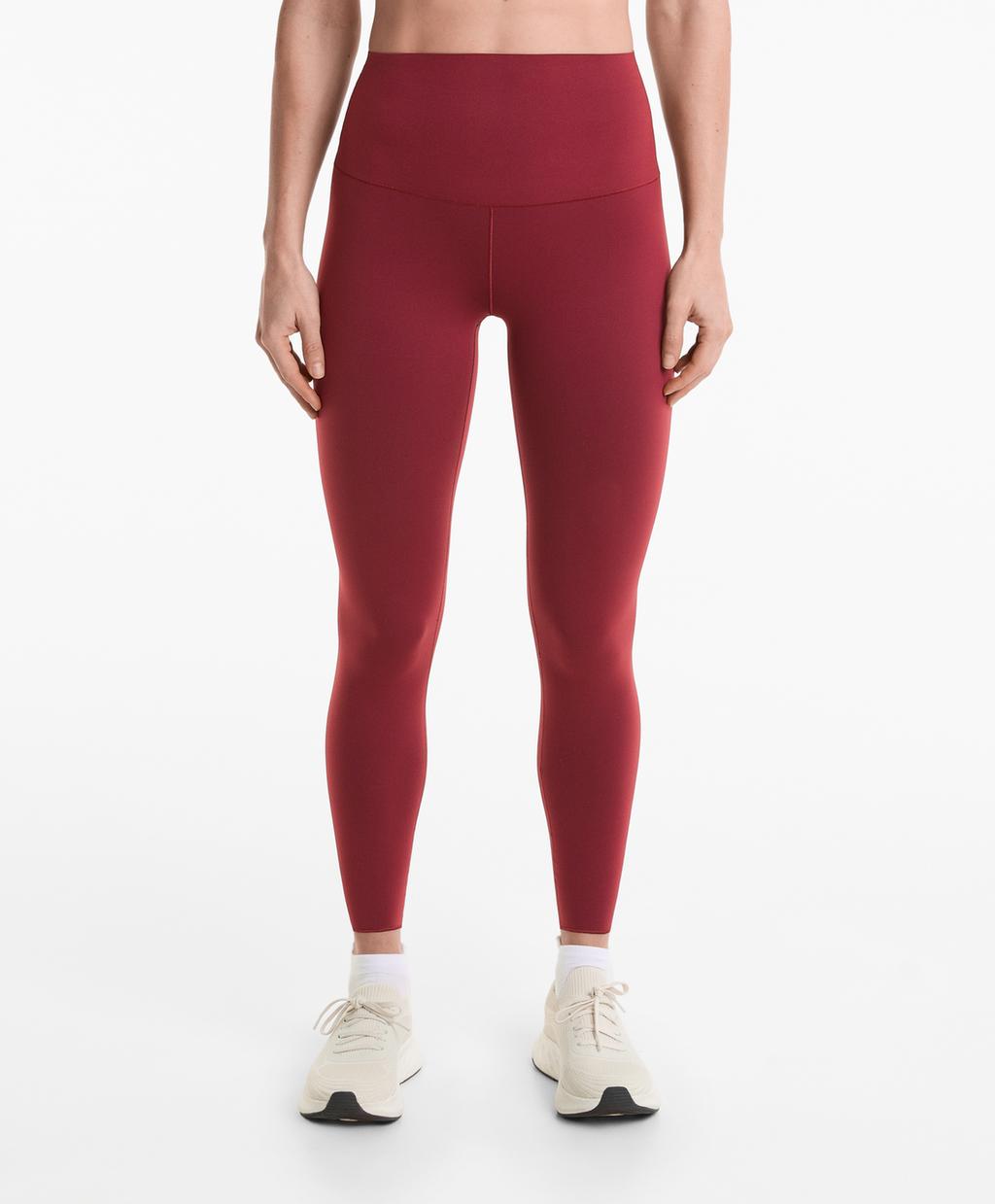 

Леггинсы Perfect-adapt с высокой посадкой длиной 65 см до щиколоток Oysho, цвет Maroon