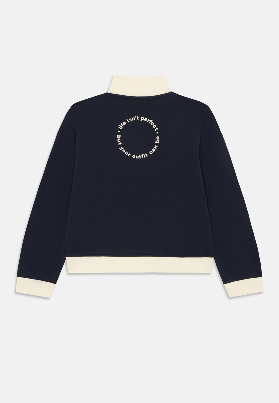 Толстовка ONLY GIRLS KOGBEATE LIFE ZIP NECK, Night Sky/Dark Blue — фото 2