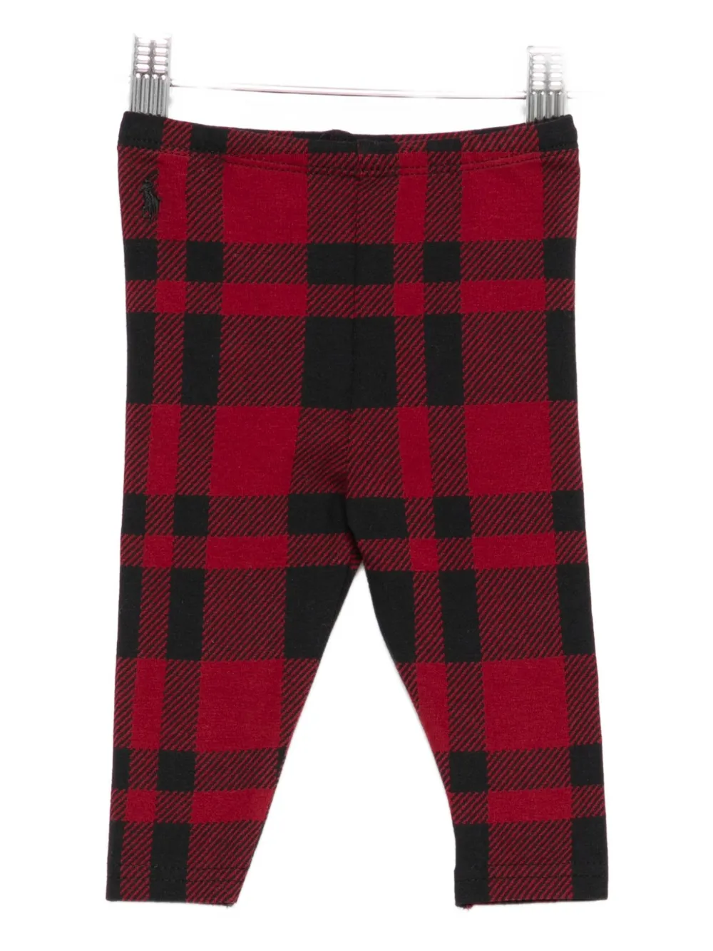 Клетчатые брюки POLO RALPH LAUREN KIDS, красный