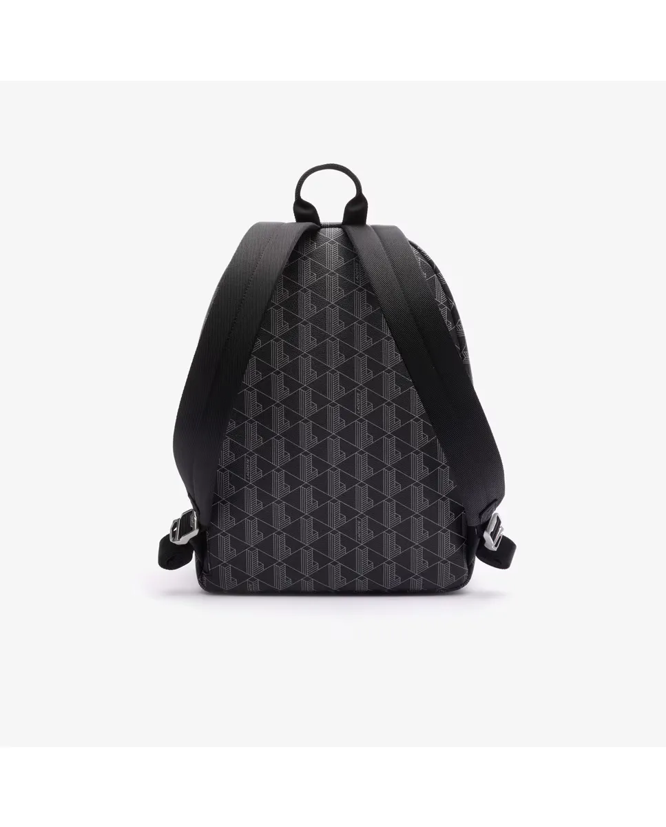 

Черный рюкзак с отделением для ноутбука Lacoste, чёрный