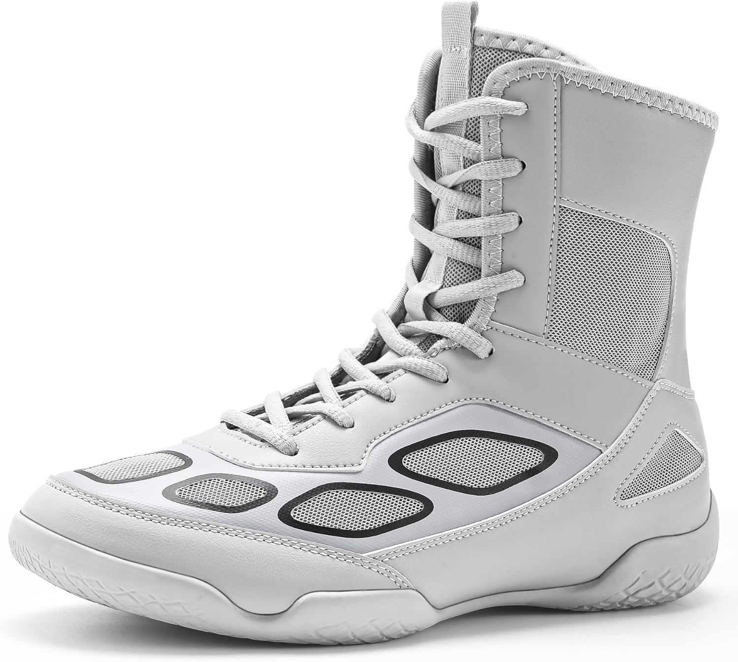 

Борцовки мужские, боксерские кроссовки, высокие кеды для фитнеса, борцовские ботинки Weshirun, серебро