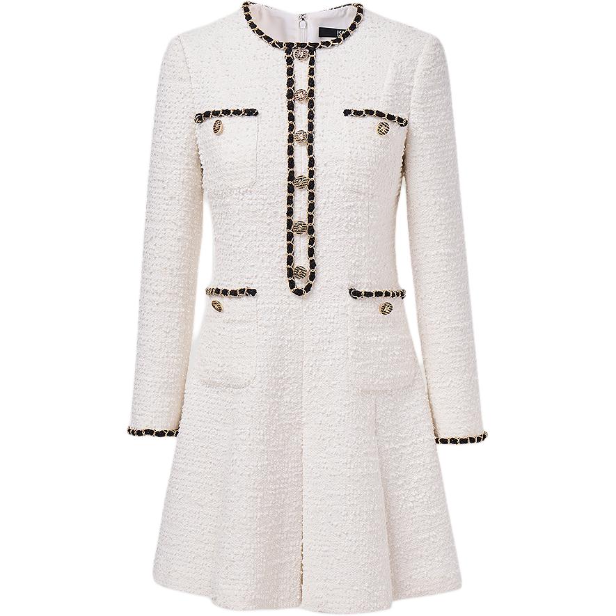 

Karl Lagerfeld FW25 платье с длинными рукавами женское KARL LAGERFELD/Karl Lagerfeld Jeans, белый