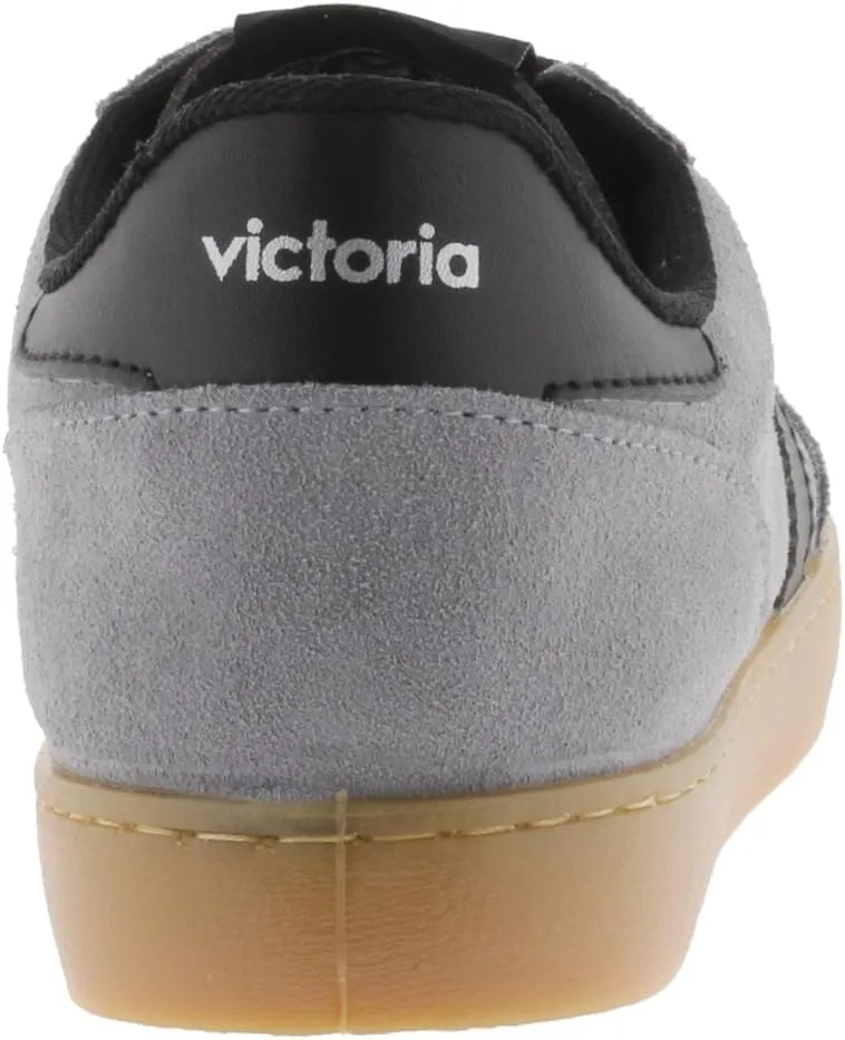 Кроссовки Victoria Low-Top Unisex Berlin Ciclista Leather Effect & Split Leather Toe & Caramel Sole 1126219 для взрослых, серый — фото 3
