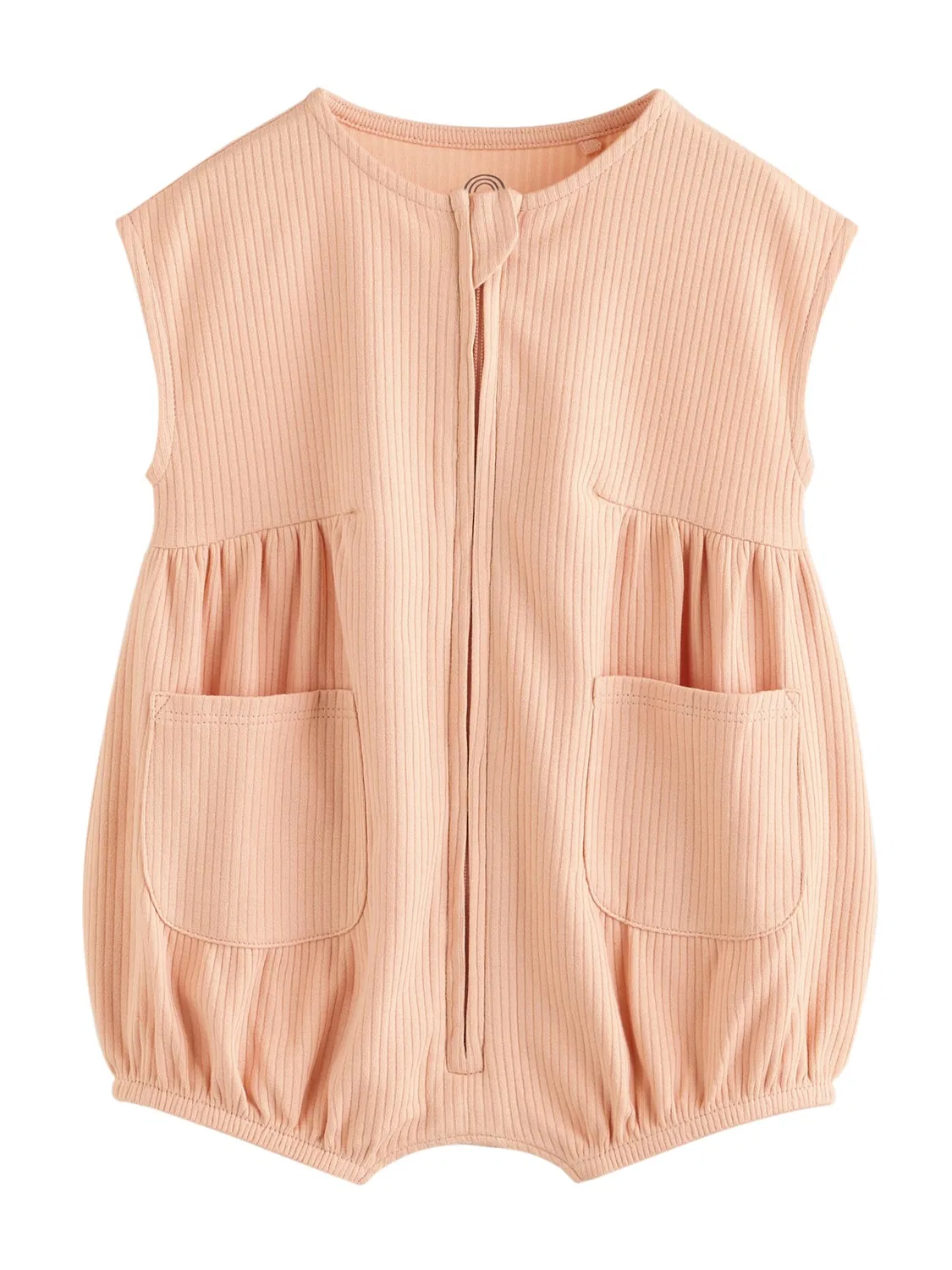 Комбинезон/Боди Next, Cream/Apricot/Peach — фото 3