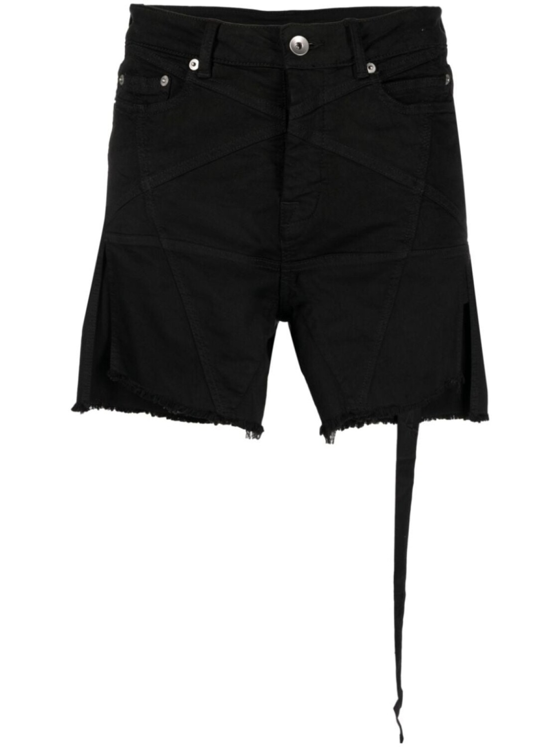 

Rick Owens DRKSHDW джинсовые шорты с необработанными краями, черный
