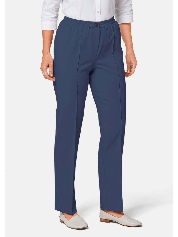 

Тканевые брюки GOLDNER n, цвет jeansblau/schwarz
