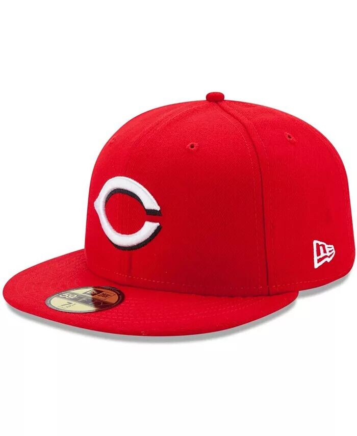 

Мужская красная приталенная шляпа Cincinnati Reds Home Authentic Collection On-Field 59FIFTY New Era