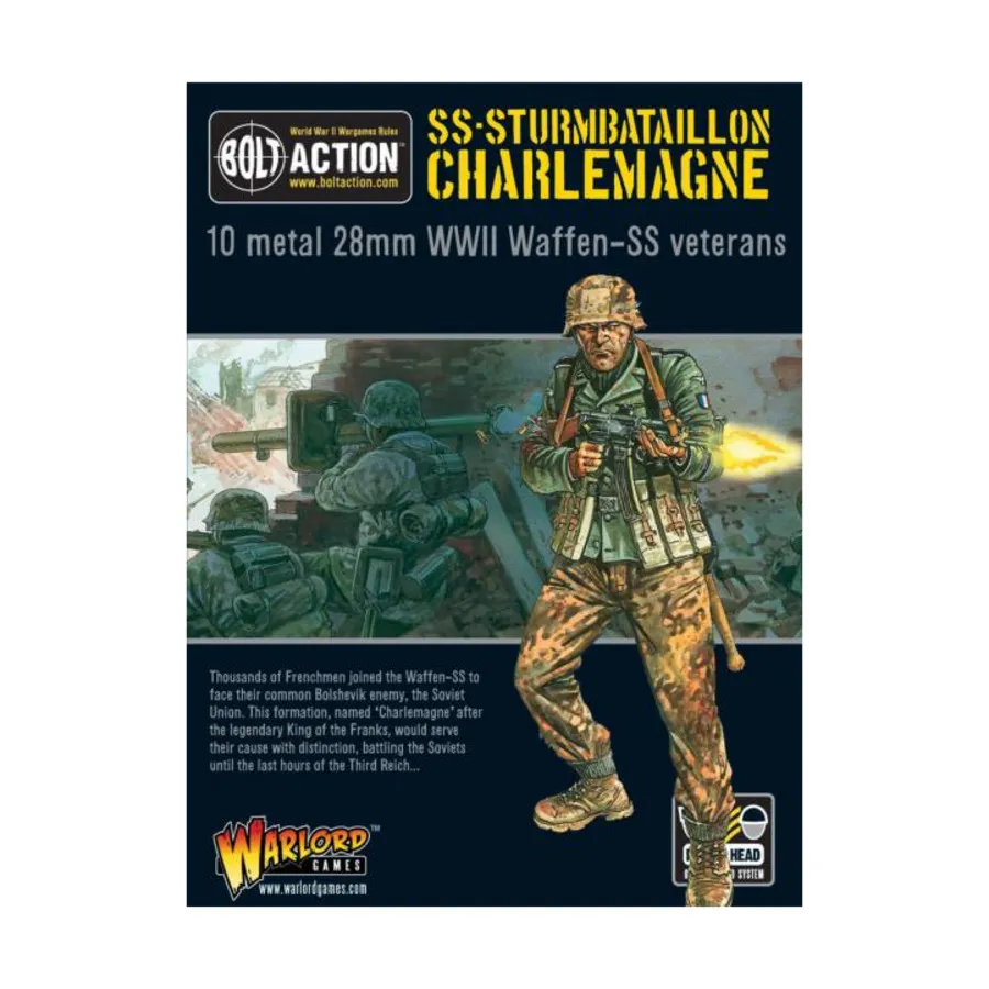 

Ваффен-СС - Штурмбатайлон Карл Великий, Bolt Action - German - Waffen-SS (28mm)