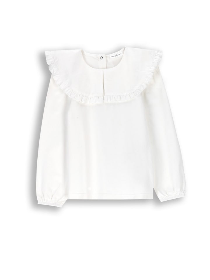 

Белая футболка с длинными рукавами Coccodrillo