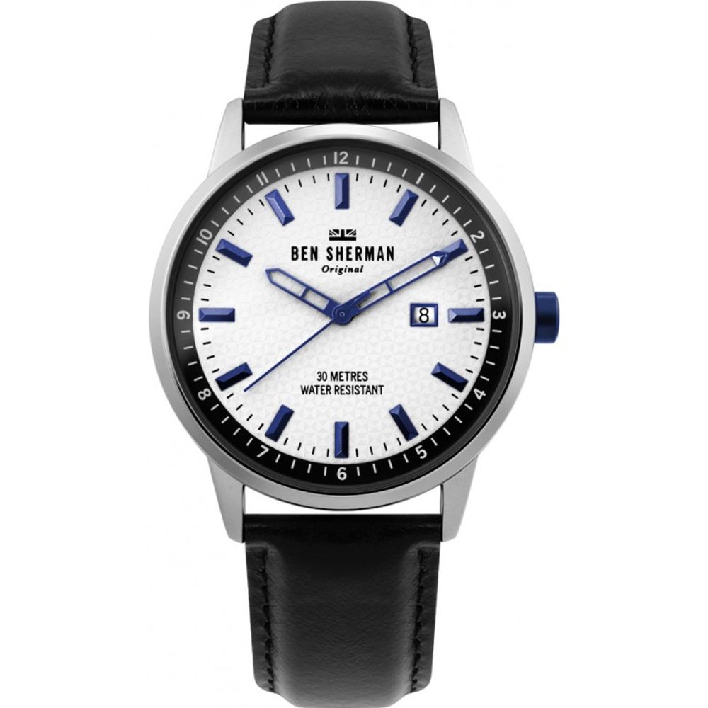 

Черные кожаные часы Ben Sherman