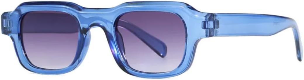 

Солнцезащитные очки с защитой UV400 | Маленькая оправа, линзы конфетного цвета | Для женщин и мужчин, для занятий спортом на открытом воздухе и вождения DSVIGF, Bluegray