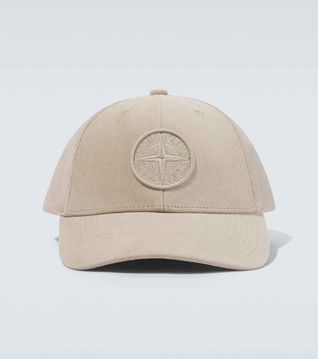 

Вельветовая бейсболка с вышивкой в виде компаса Stone Island, Desert