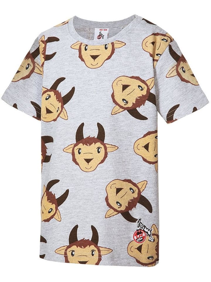 

Футболка T-Shirt Jungbornweg серого цвета Fußballverein 1. FC Köln