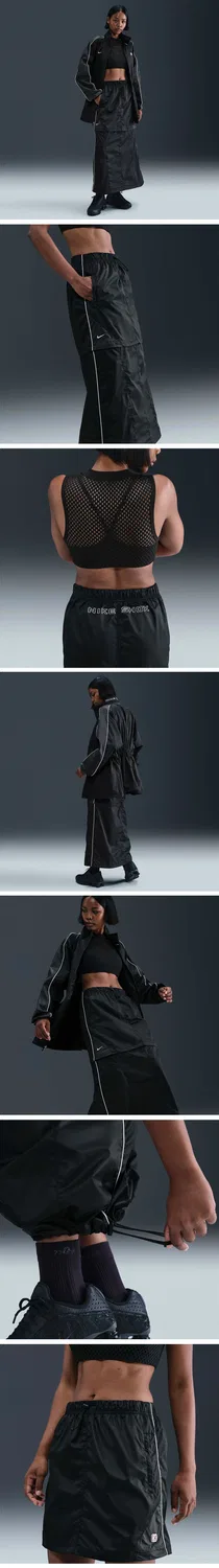 Женская спортивная юбка-трансформер чёрная от Nike — фото 2