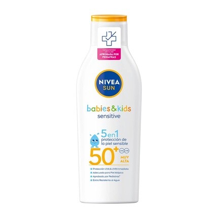 Sun Kids Sensitive Protect & Play Детский солнцезащитный крем SPF 50, 200 мл, Nivea — фото 2