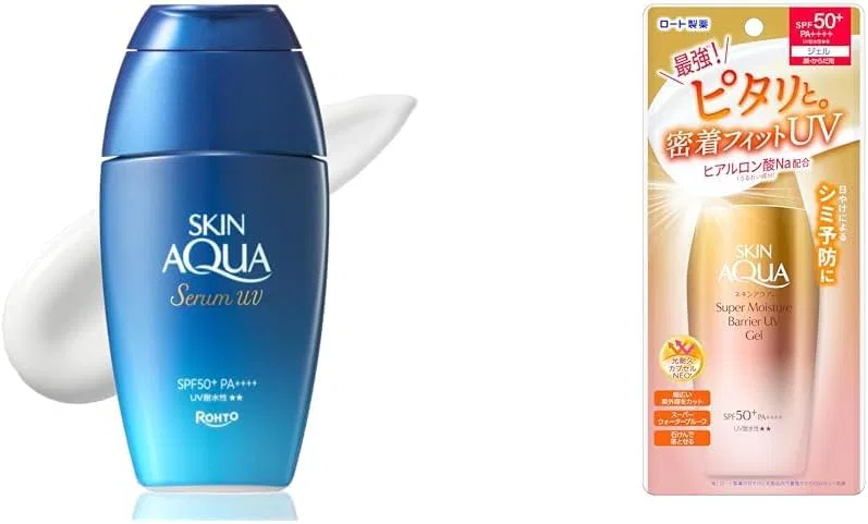 Набор солнцезащитных средств Skin Aqua с гиалуроновой кислотой, SPF50+, 170 г