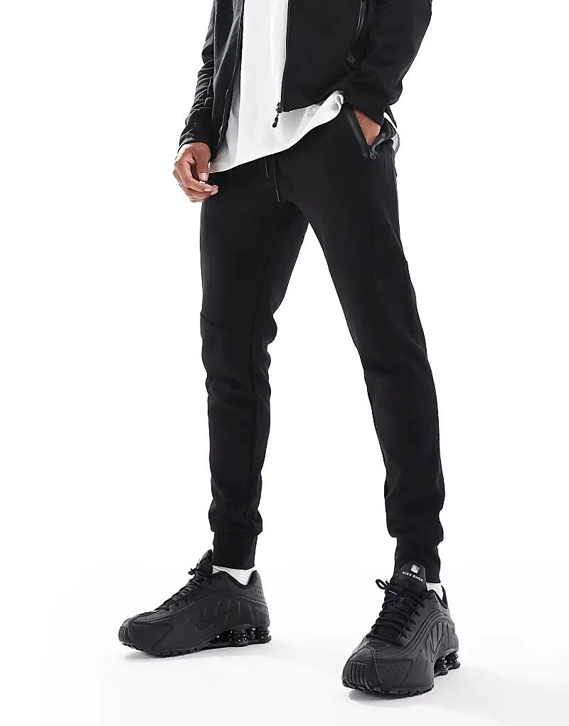 

Спортивные брюки Jack & Jones Tech Jogger Coord черного цвета