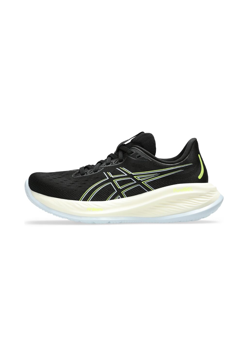 Нейтральные кроссовки Gel-Cumulus 26 ASICS, черный безопасный желтый