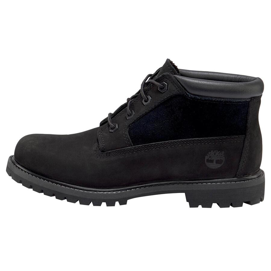 Женские ботинки Timberland Nellie Chukka из водонепроницаемого нубука, чёрные — фото 2