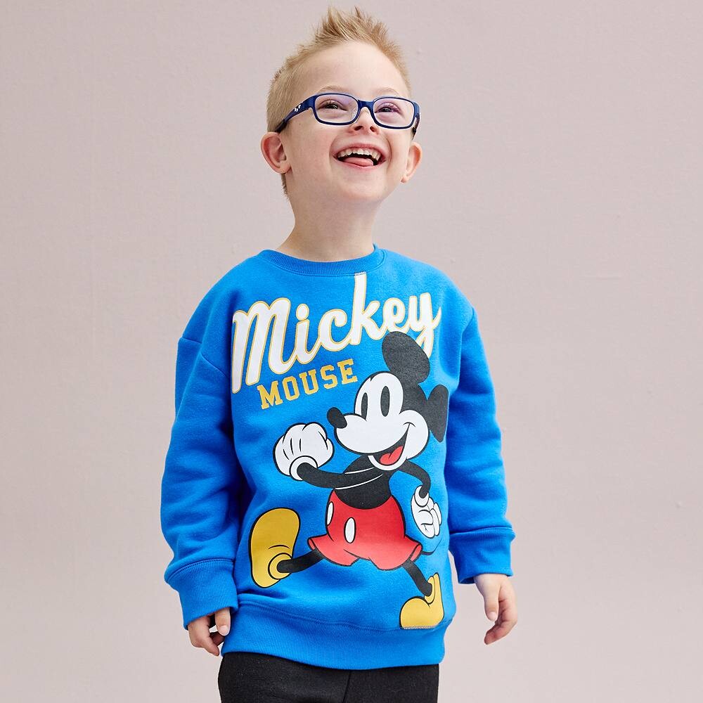 

Флисовый крендель с круглым вырезом Disney's Mickey Mouse для мальчиков 4–12 лет от Jumping Beans Disney/Jumping Beans, цвет Large Mickey