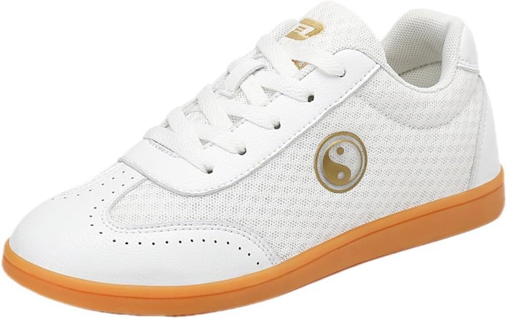 

Кроссовки для боевых искусств UKUBOXBAG для мужчин и женщин, унисекс, низкие, для путешествий и прогулок, дышащие, для кунг-фу и тайцзи, белый