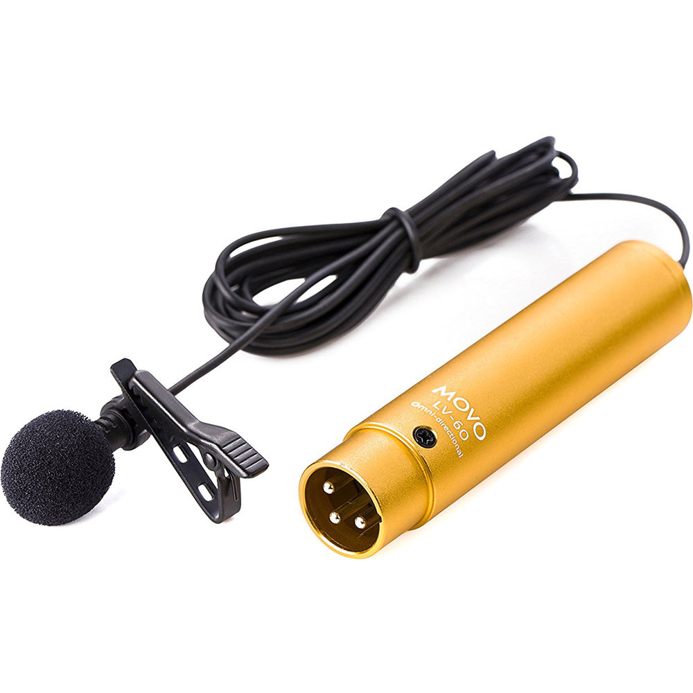 

Всенаправленный петличный микрофон Movo Photo LV-6O с разъемом XLR