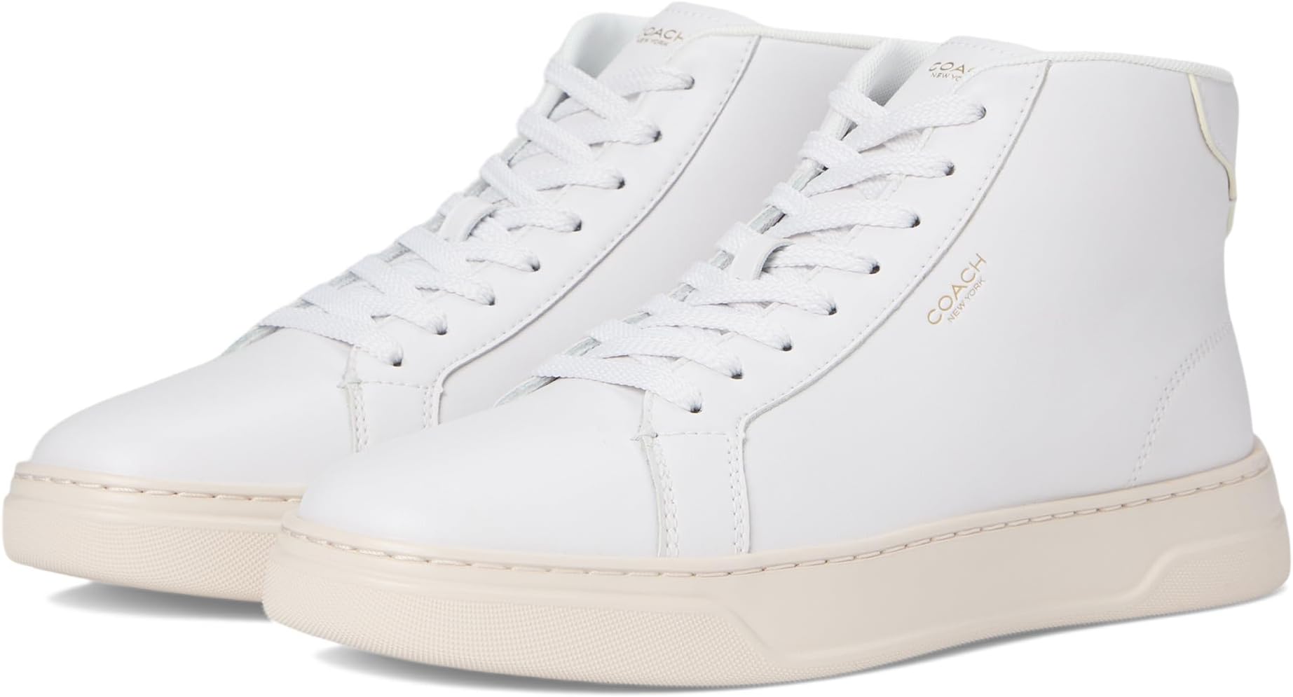 

Кроссовки COACH High Line High Top Sneaker, цвет Optic White