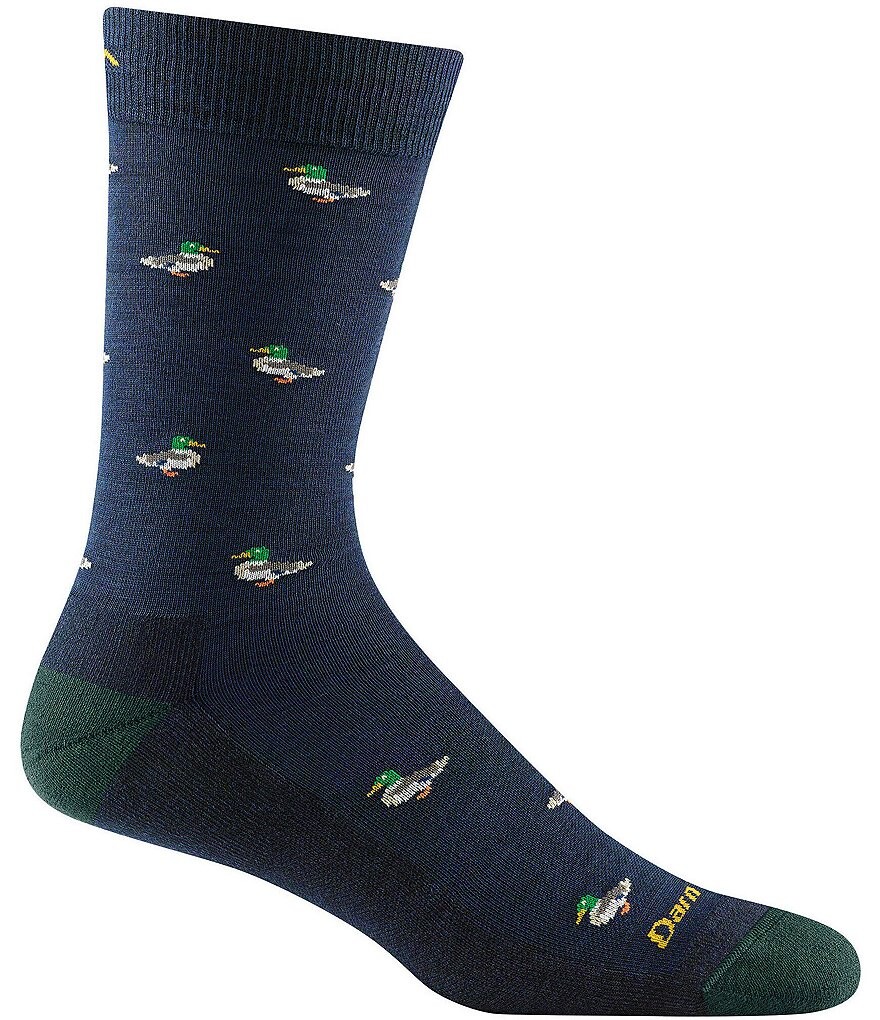 

Легкие оксфордские носки Darn Tough Duck Duck Moose из смеси шерсти, синий
