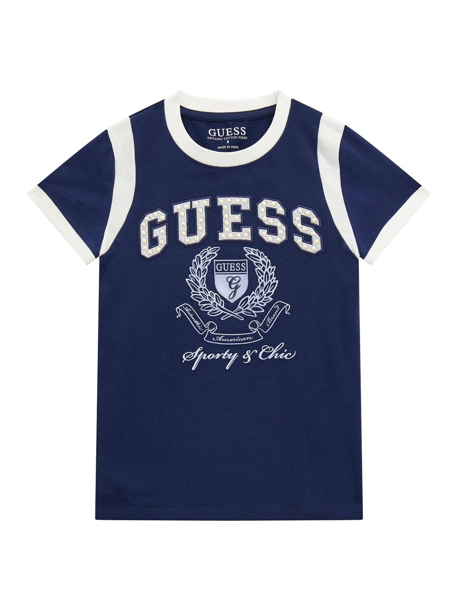 

Рубашка GUESS, цвет Night blue/Pastel blue