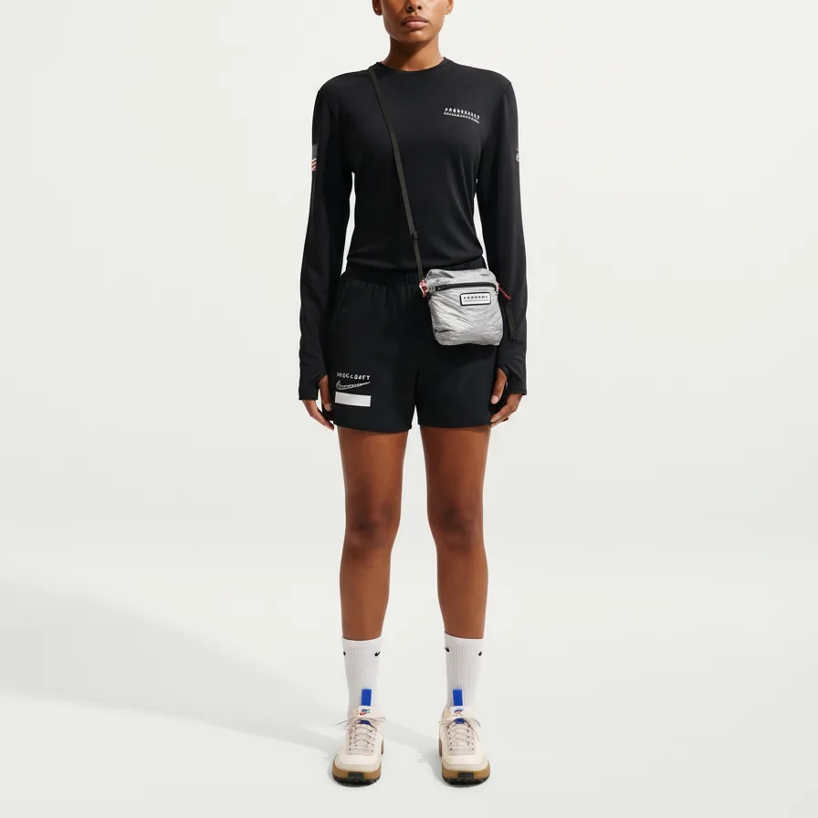 Шорты повседневные Craft Space Camp Unisex Nike, черный — фото 4