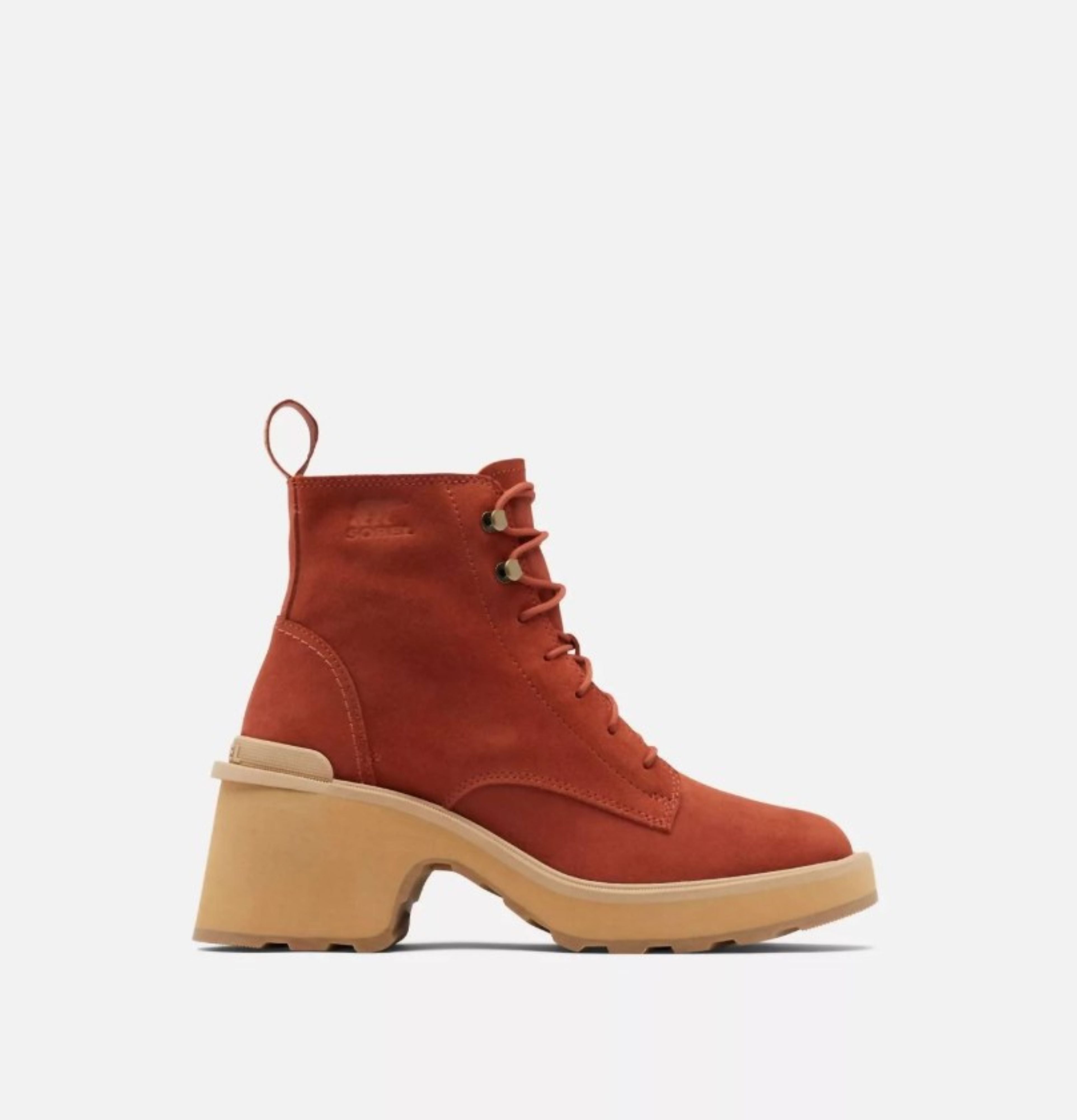 Sorel Hi-Line Heel Lace Женские ботинки, коричневый — фото 3
