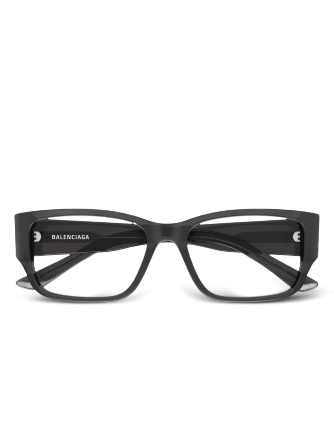 

Очки в квадратной оправе Balenciaga Eyewear, серый