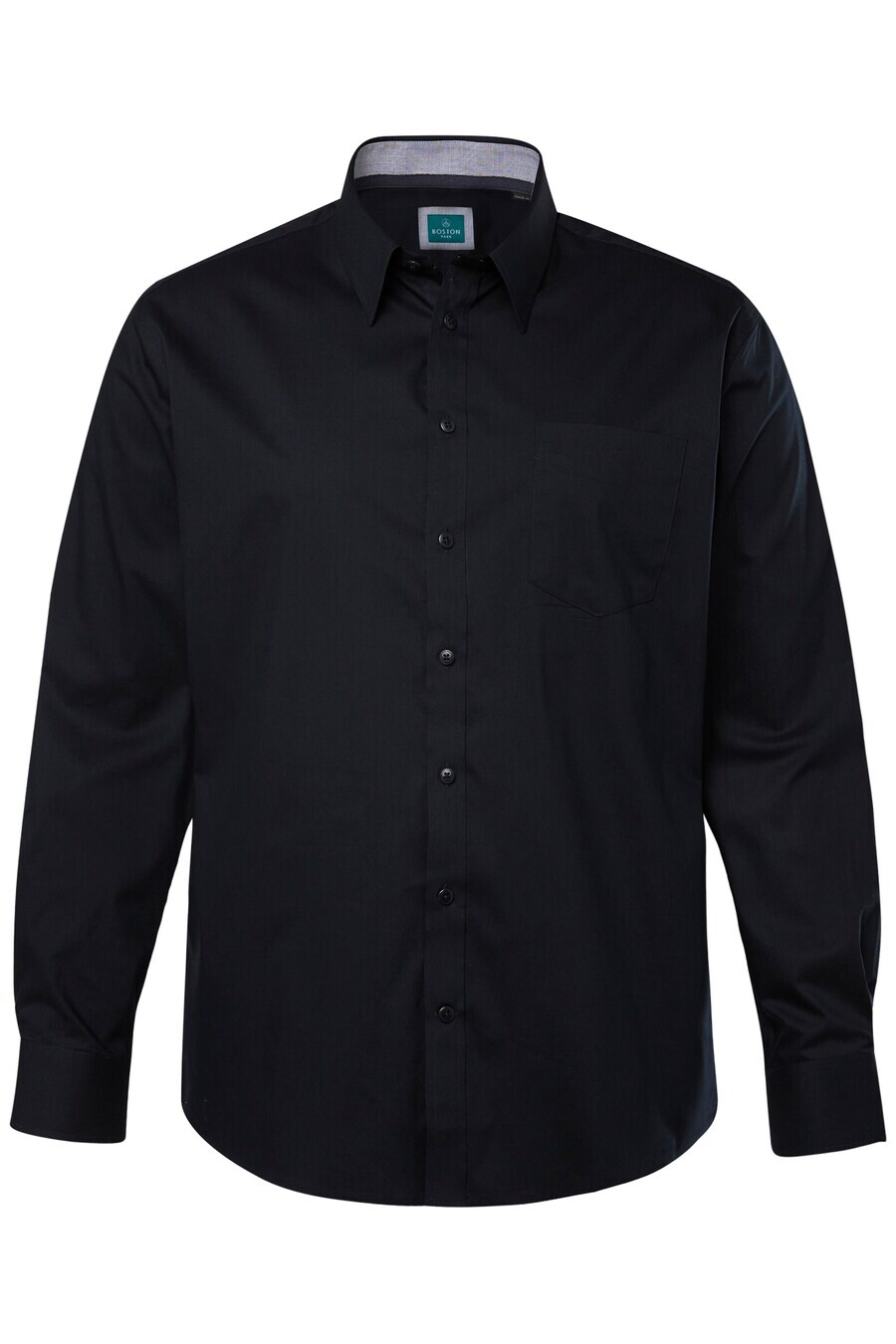 

Повседневная рубашка Boston Park Regular fit Button Up Shirt, черный