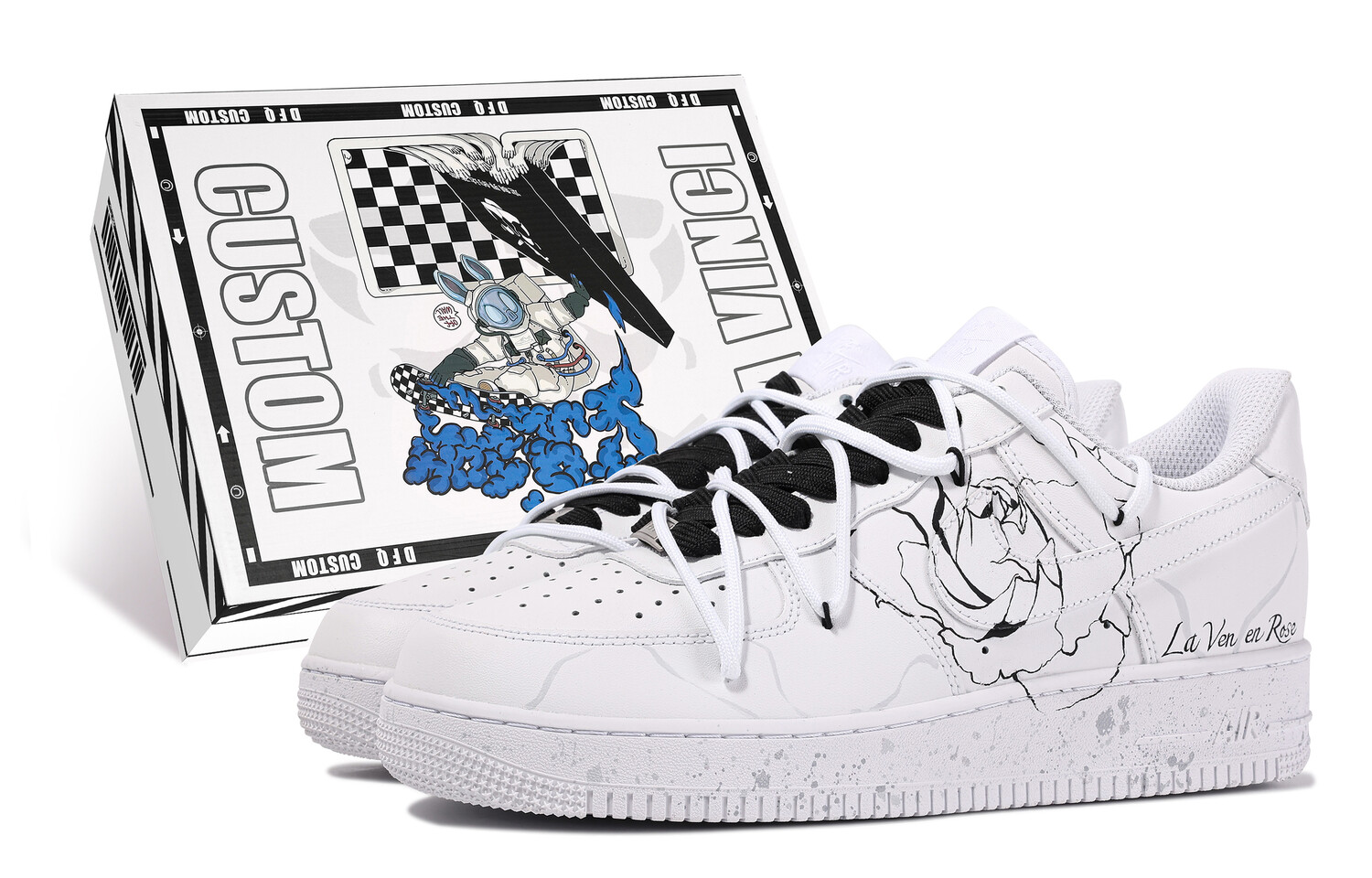 

Кроссовки Nike Air Force 1 Skateboard Shoes Men Low-Top White