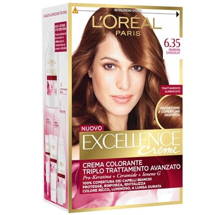 

Краска для волос Excellence Creme 6.35 Светлый Янтарный, L'Oreal