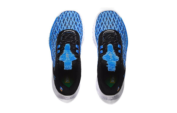 Кроссовки curry flow 9 x sesame street 'street pack - cookie monster' Under Armour, синий — фото 4