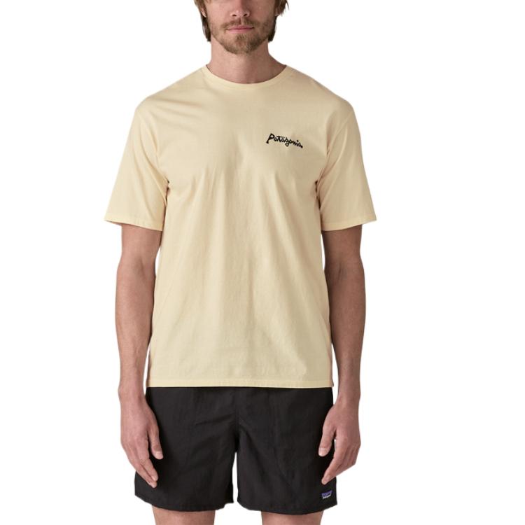 Органическая футболка men's Patagonia, Natural — фото 4