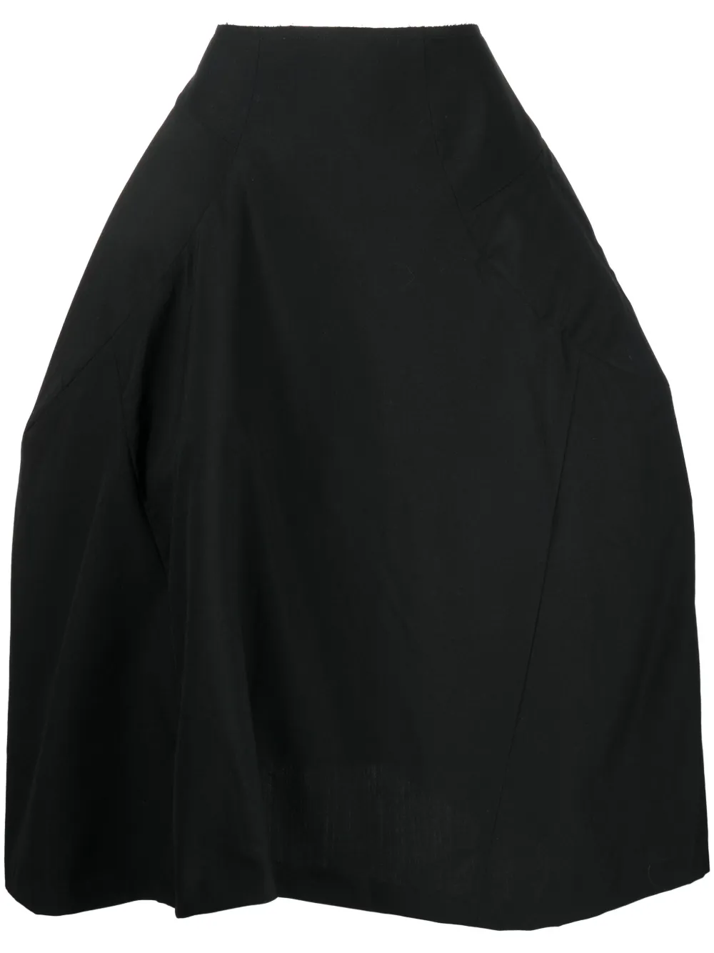 

Юбка миди со вставками COMME DES GARCONS, черный