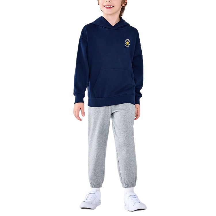 Свитшот Fall для детей 3-7 лет Converse, porter tea красный — фото 4