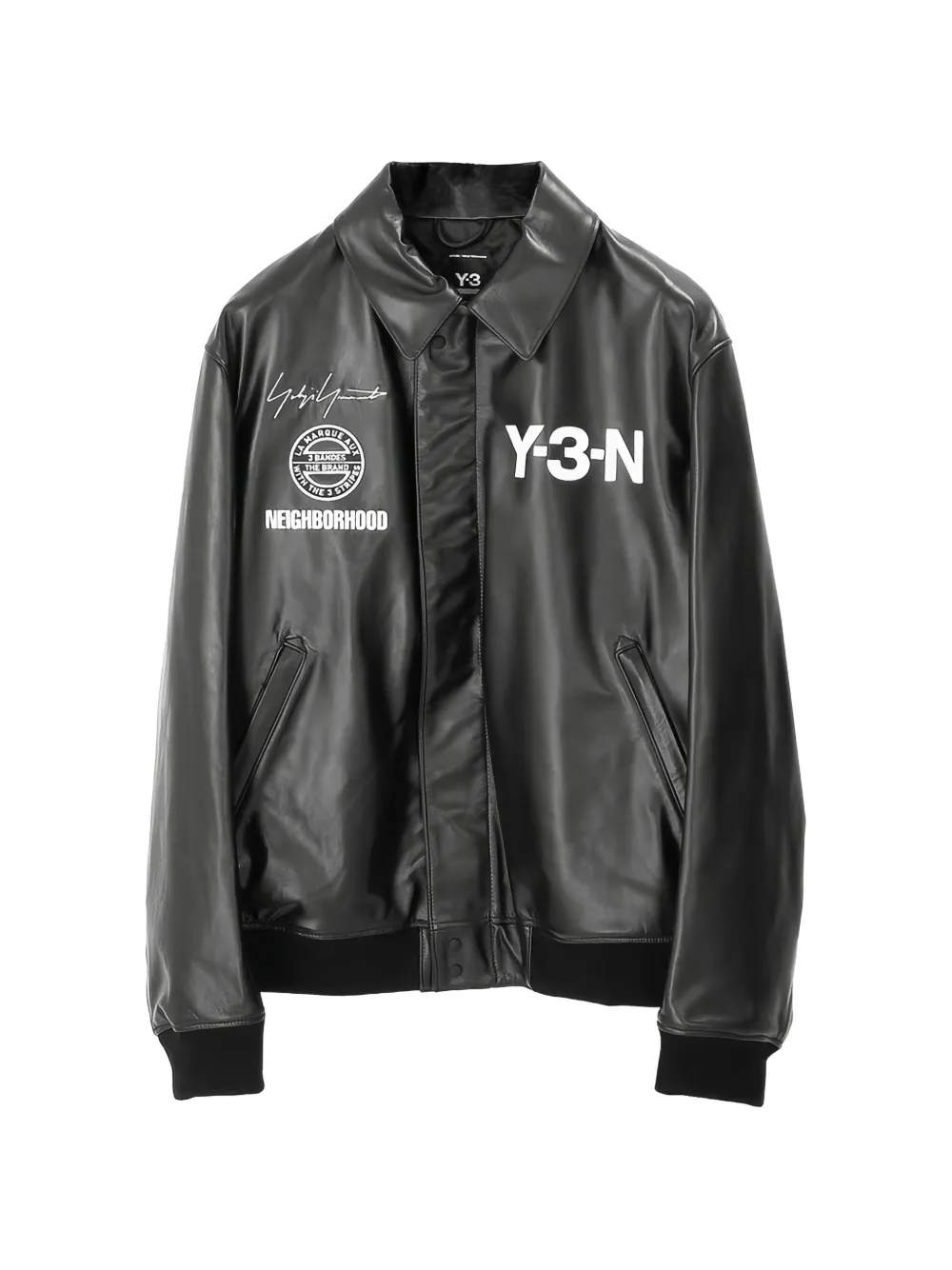 

Кожаная куртка NBHD Adidas, черный