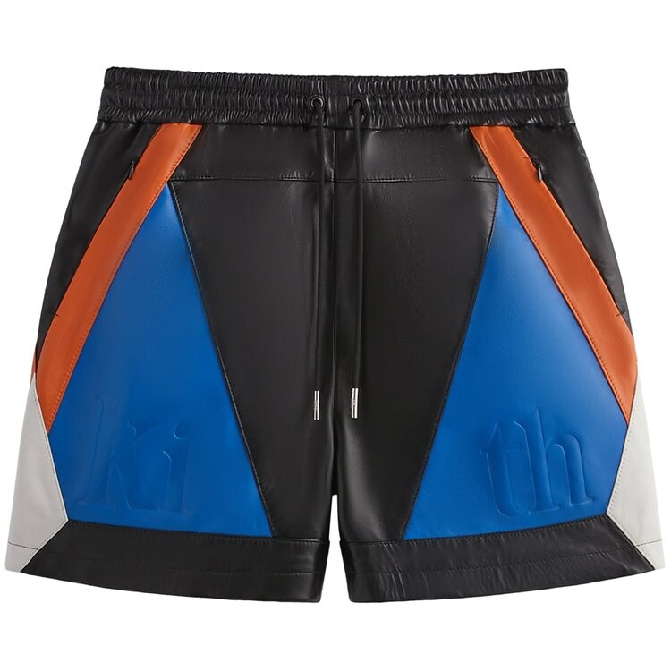 

Шорты Kith For The New York Knicks Leather Turbo Shorts, разноцветный, Черный, Шорты Kith For The New York Knicks Leather Turbo Shorts, разноцветный