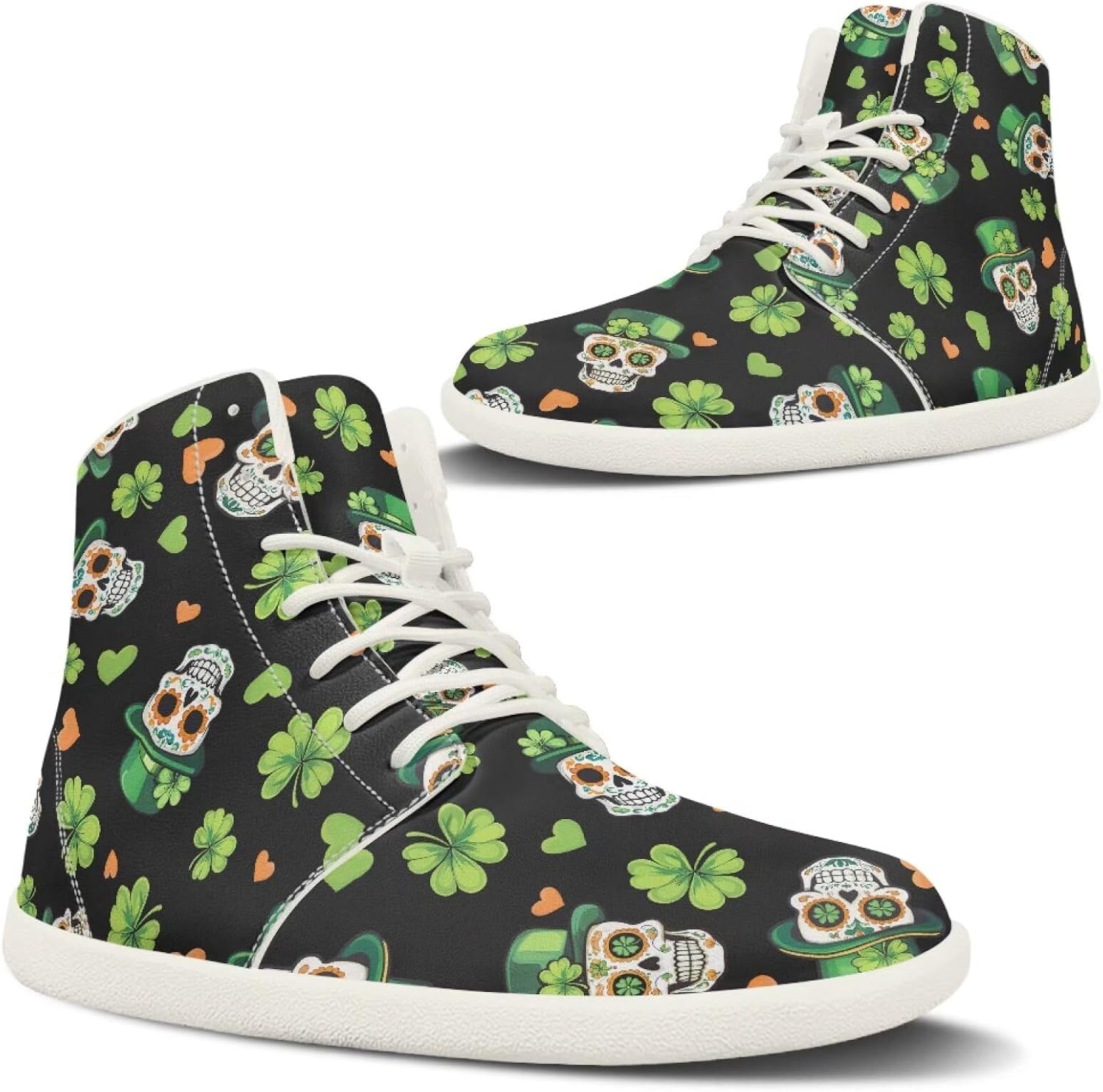 

Мужские ботинки с узором «Палец Любовь Сердце», зимние снегоступы, теплые укороченные ботинки с белой подошвой Pugasmiru