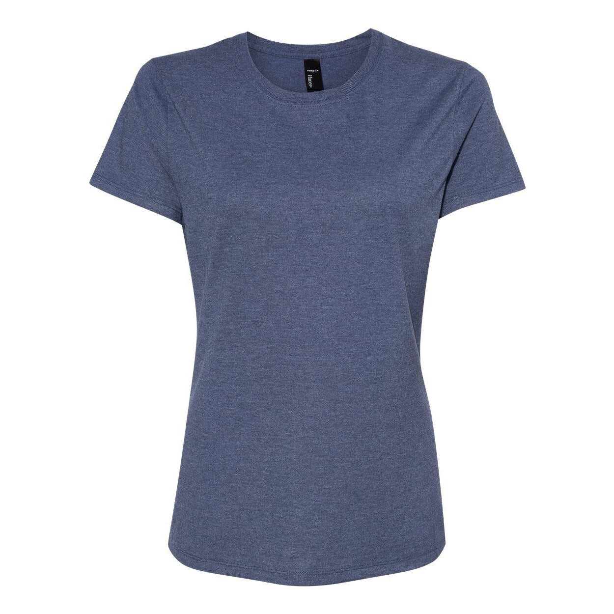 

Женская футболка Hanes Perfect-T, цвет Heather Navy