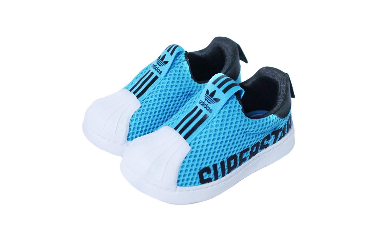 Кроссовки adidas originals Superstar Series Toddler Shoes TD Low-top Blue — фото 3