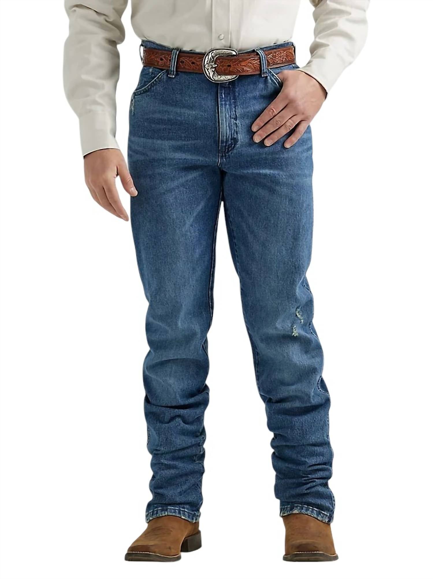 

Джинсы Regular Fit в винтажном стиле цвета индиго Wrangler