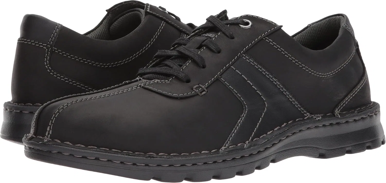 Мужские дерби Clarks Ronnie Walk, 2-Black Leather — фото 2