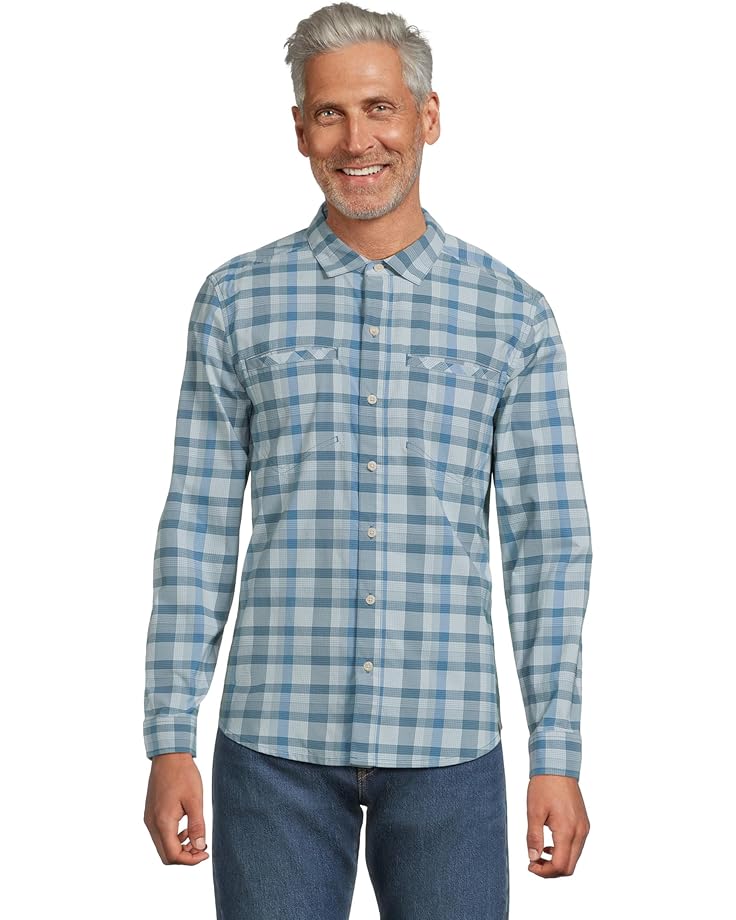 

Рубашка L.L.Bean Venture Stretch Woven Shirt, цвет Blue Water/Iron Blue