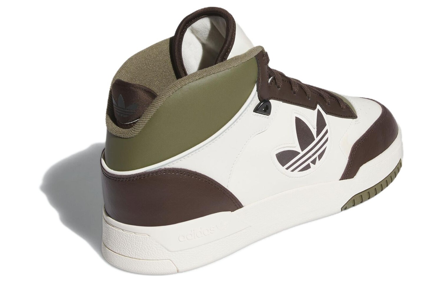 Кроссовки для скейтбординга adidas originals Drop Step унисекс, белый/хаки — фото 3